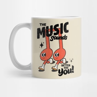 Gift for Music Lovers - Music Gift for Her - Valentines Day - Gift for Musician Mug